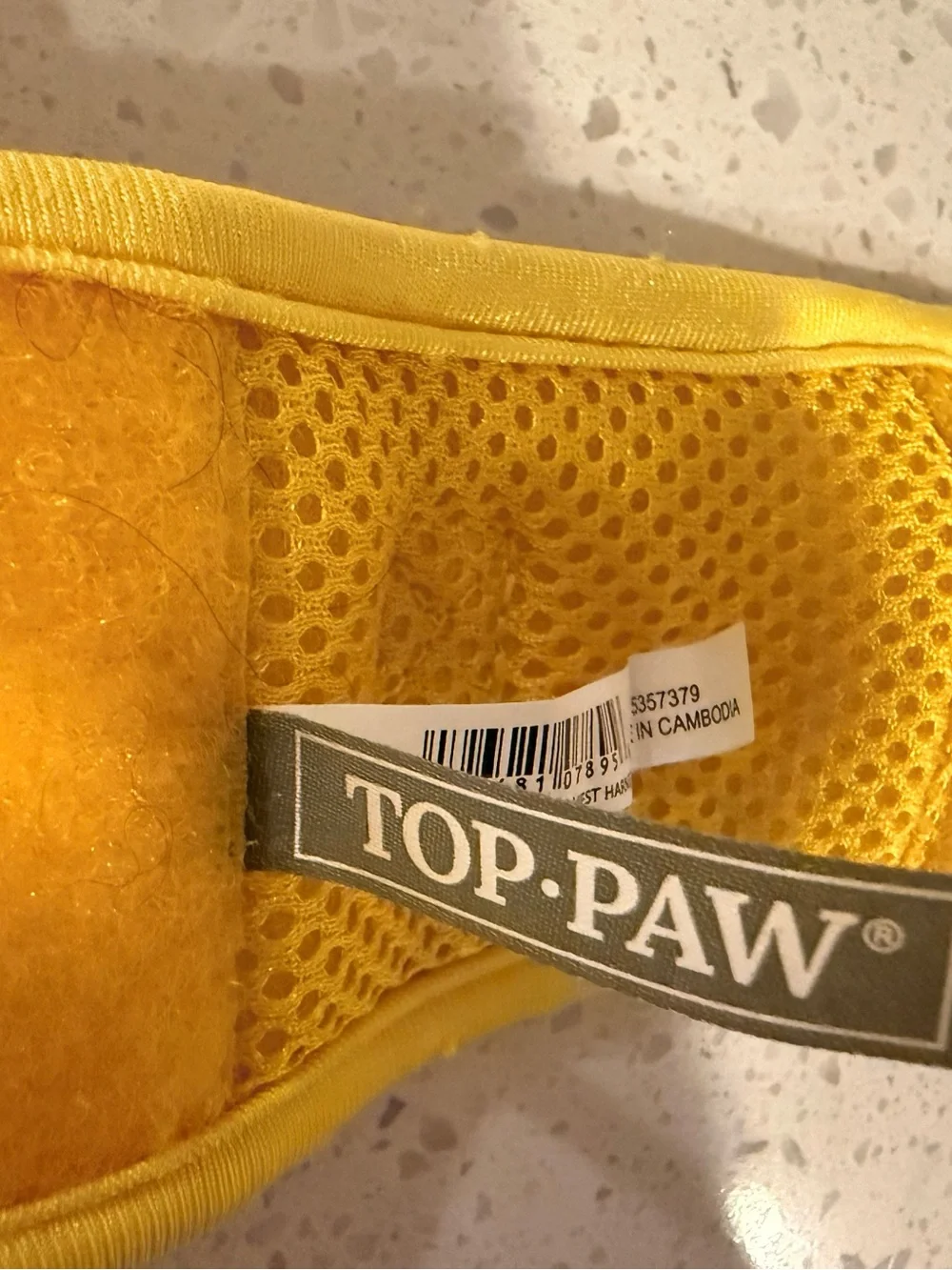 Top Paw Medium Sunflower Dog Harness Yellow Black Floral Adjustable